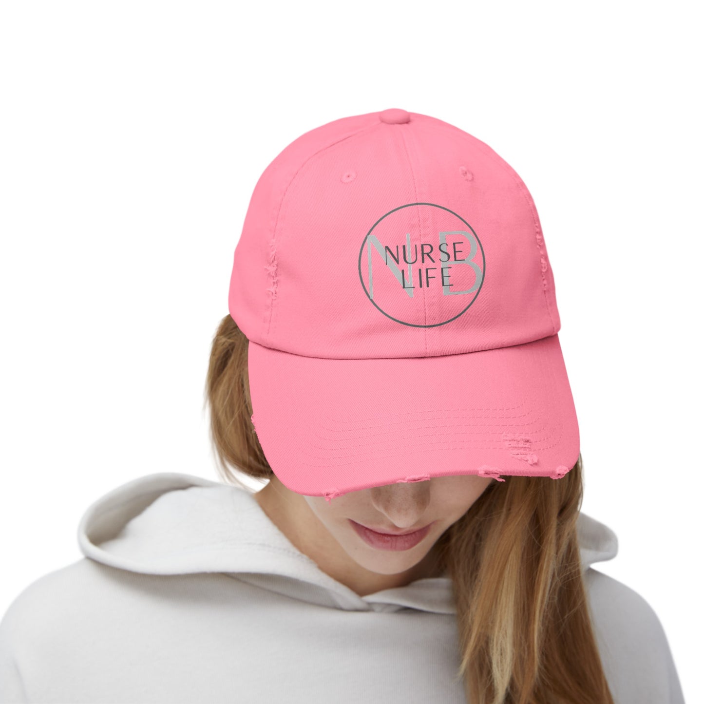 Nurse Life Merch Unisex Distressed Cap