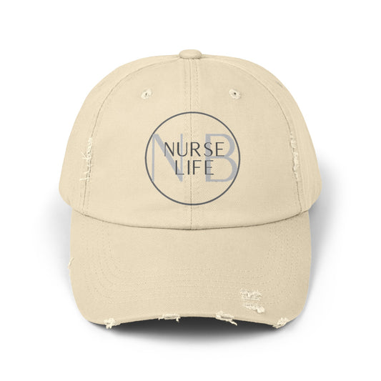 Nurse Life Merch Unisex Distressed Cap